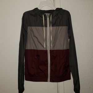 Zine Windbreaker Grey Women's M Polyester